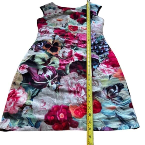 Ted Baker London Sleeveless Floral Dress Size 4 - Picture 8 of 8